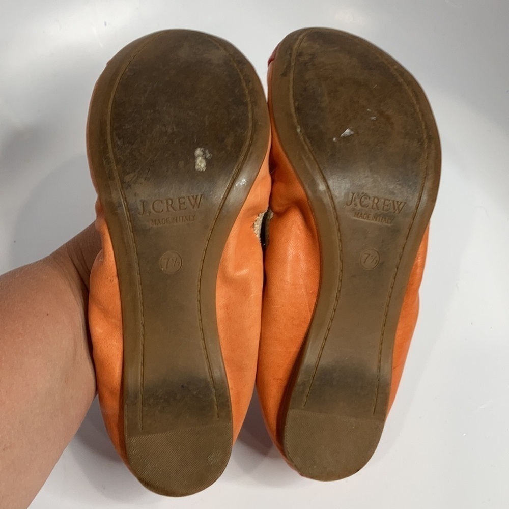 J. Crew Color Block Ballet Flats Size 7.5 - image 3